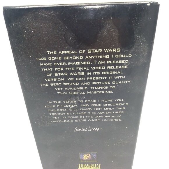 Star Wars Trilogy VHS Box Set 3 Tapes 1995 Original Version THX Edition Sci Fi - Picture 3 of 7